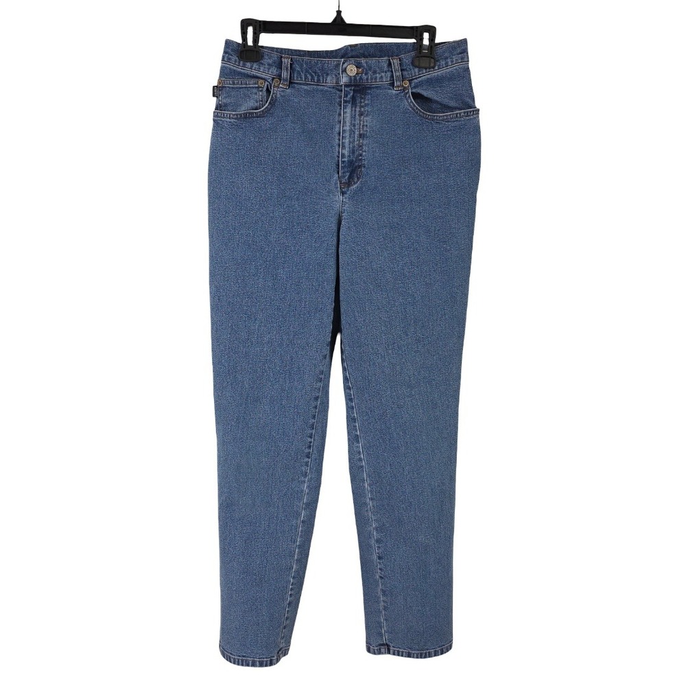 Lauren Jeans Co Ralph Lauren High Rise Straight Medium Wash Jeans Womens 8